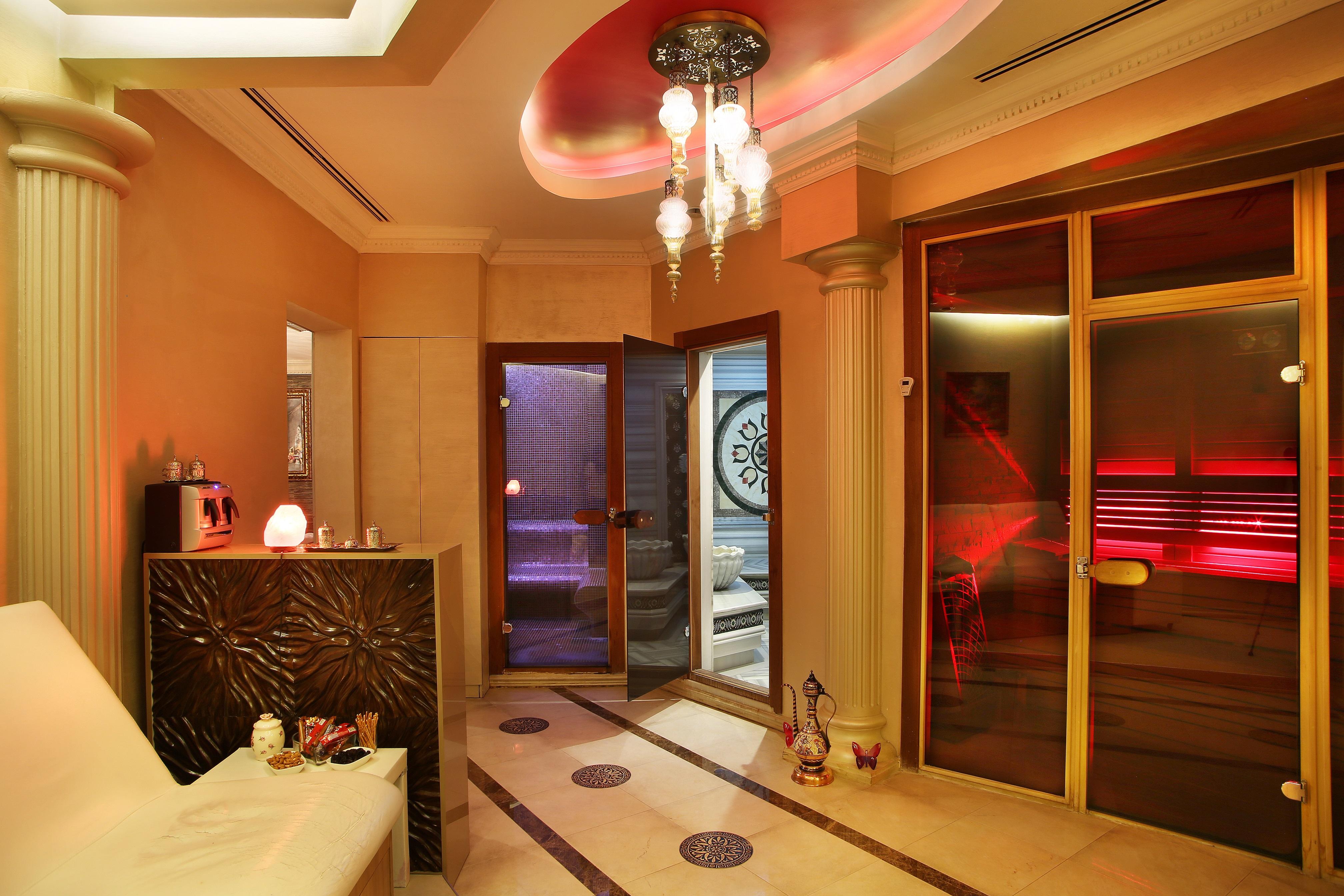 โรงแรมดารู สุลต่าน กาลาตา อิสตันบูล ภายนอก รูปภาพ Turkish bath in a hotel in Istanbul
