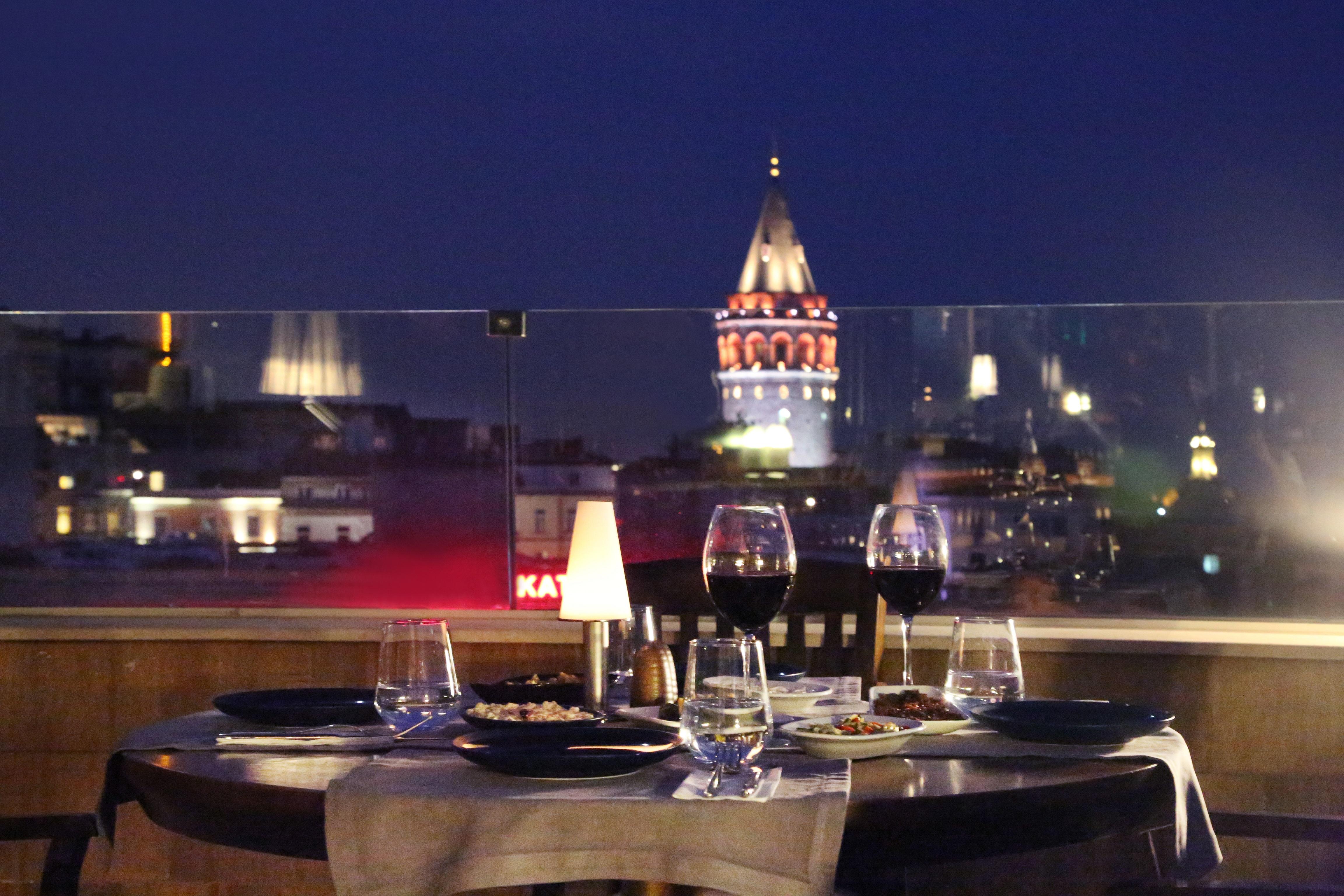 โรงแรมดารู สุลต่าน กาลาตา อิสตันบูล ภายนอก รูปภาพ The view from the hotel