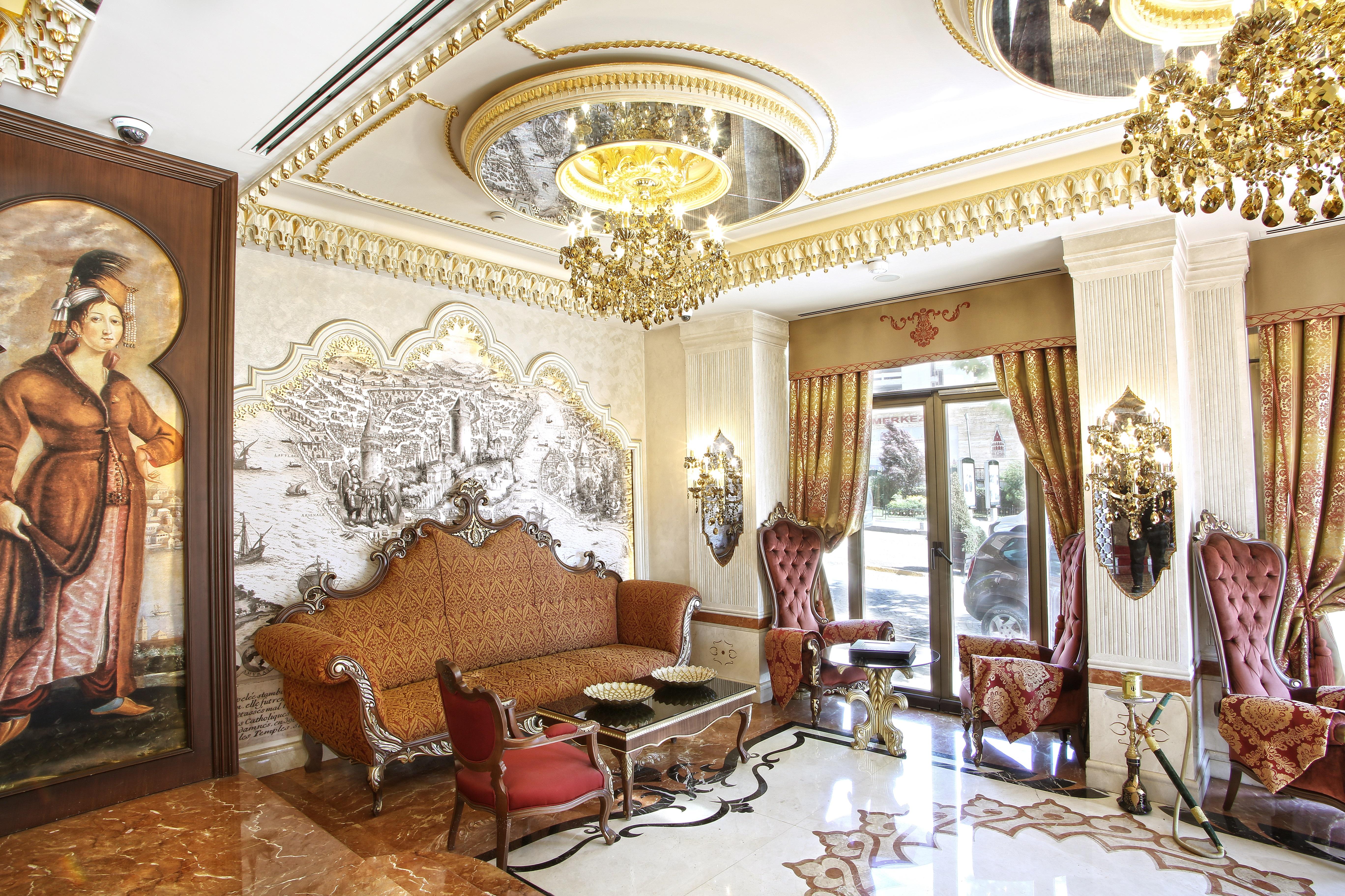 โรงแรมดารู สุลต่าน กาลาตา อิสตันบูล ภายนอก รูปภาพ Interior of the hotel